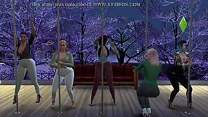 Kardashian Family Twerks Big Ass Bubble Butts in Celebrity 3D Striptease