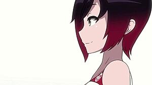 Wow, Ruby's Big Ass Shakes in Steamy Shower Workout!