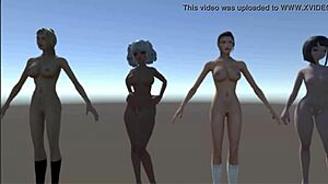 these 3d animations of adorable sexy nude girls got me hooked on the naked anime vibes