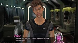 Stranded in Space 34 Hide n Seek Cute Virgin Blonde Big Tits Monster Cock Outfit Hentai Game Tease