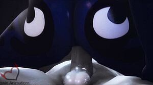 damn, luna and shining futanari fuck hard in zziowin sfm animation