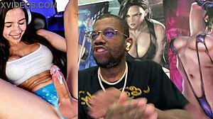 beautiful petite trans gamer cums hands free fat cock hazbin hotel futa ai anime