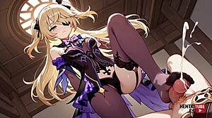 genshin impact fischl's steamy pic pack in japanese anime game porn