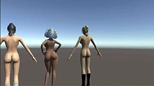 these 3d animations of adorable sexy nude girls got me hooked on the naked anime vibes