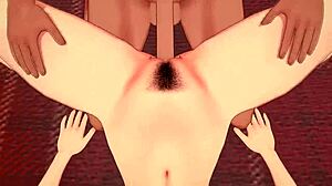 hear cass hamada moan from titjob footjob and milf pussy fucking babe