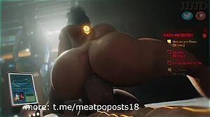Cyberpunk 2077 SFM Hentai Game 3D Anime Porn Compilation Scenes