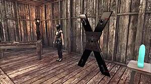 Fallout 4 Hall Bonds Latex Slut for Anal Punishment Enslavement