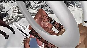 CloudxDre's Deepthroat Blowjob on Mountain Gets Caught in Public Thrill