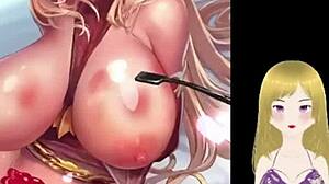 WHIPPED AND FINGERED ANIME GIRL SCREAMS FOR MORE!