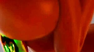 Bold Titfuck Dildo Squeezed Between Huge Tits