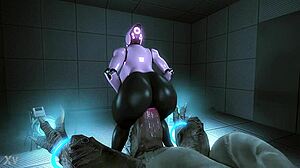 Haydee RIDES MASSIVE DRAGON COCK THRUSTING DEEP