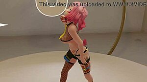 Think Aespa's whiplash hips can handle this MMD striptease?