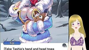 Whoa anime girl's big tits squeezed till lactating milk sprays! 🍼💦