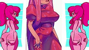 princess bubblegum joi worship goon edging anal ass tease big tits black cock fantasy