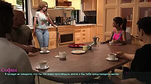 watch this slutty wife cheat with big tits in gym bath and underwear romp