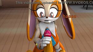 Tails and Cream's Steamy Re-Encounter with Oral Licking and Pussy Play