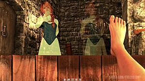 In the dorm Daphne slowly strips dress to tease Mark