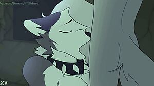 time with loona means furry boss sucking action in animation