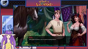 Legend Granny Dances Naked Big Tits Boobs Demons Muscular Part 43