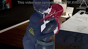 2B Black Widow Big Cock Hardcore Uncensored Sex!