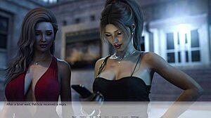 A wife and stepmom cheats rough outdoors at wedding