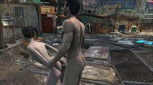skinny teen nat rides doggystyle in fallout 4 anime