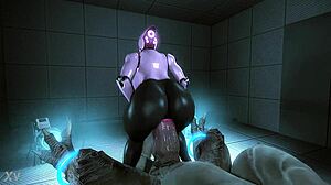 Haydee RIDES MASSIVE DRAGON COCK THRUSTING DEEP