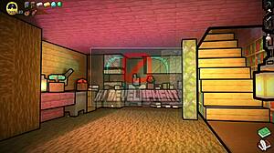 giant warden kisses small cock handjob facial cumshot