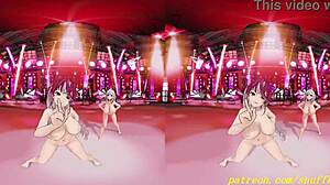 watch noemari's hot nude dance in vr180 mmd