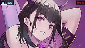 hentai succubus tempts with hands-free orgasm challenge for total release