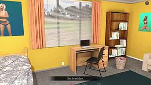 black college girl's curvy body squirts from huge creampie