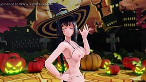 trick or treat, wanna see my halloween hentai pussy?