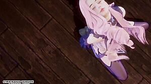 seraphine dances sexy in league of legends mmd hyolyn kpop hentai uncensored
