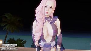 seraphine dances sexy in league of legends mmd hyolyn kpop hentai uncensored