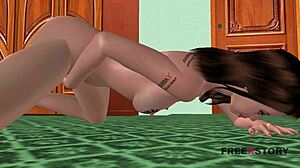 I watch a beautiful girl masturbate in three positions