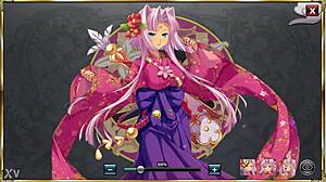 Animated gif of sun quan in furisode from shinrenki musou tenka touitsu den