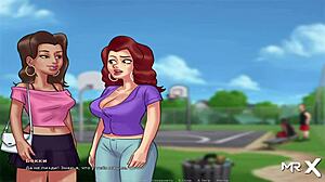 Nerd's creampie weekend in Summertime Saga hentai