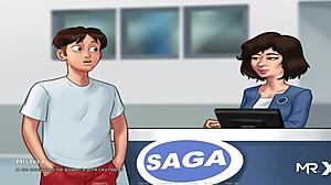 Wow, naked anime babe giving an epic blowjob!