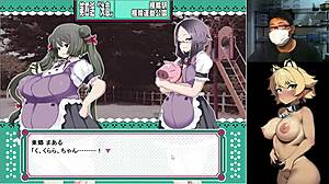 tanuki-chan punished hard by two