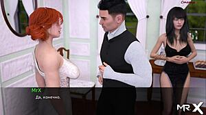 Watch her big tits bounce as you fuck her hard in this game scene