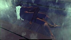 Hot damn! Getting steamy and wild at the sauna right now