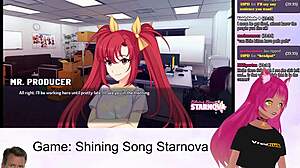 Hentai game streamer cartoon play