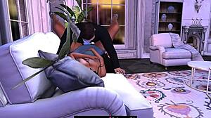 Slow surrender in the animation scene.