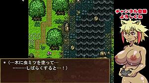 Říční rybaření hra s bohyní v hentai