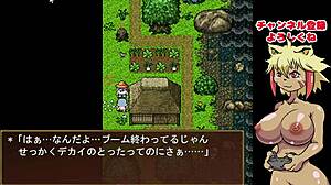 River fishing play meets goddess in hentai game