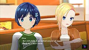 I face the demon king Eliza's big tits