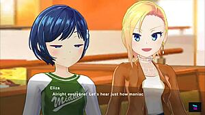 I face the demon king Eliza's big tits