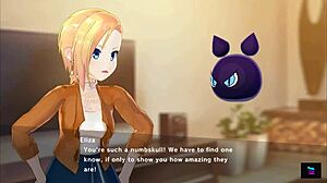 I face the demon king Eliza's big tits