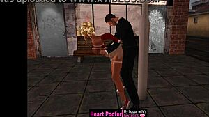 easy cum flows with fifty bucks in animated scenes