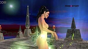 Neha Bhabhi Feels Thrilled Striking Sexy Poses In Hindi Audio